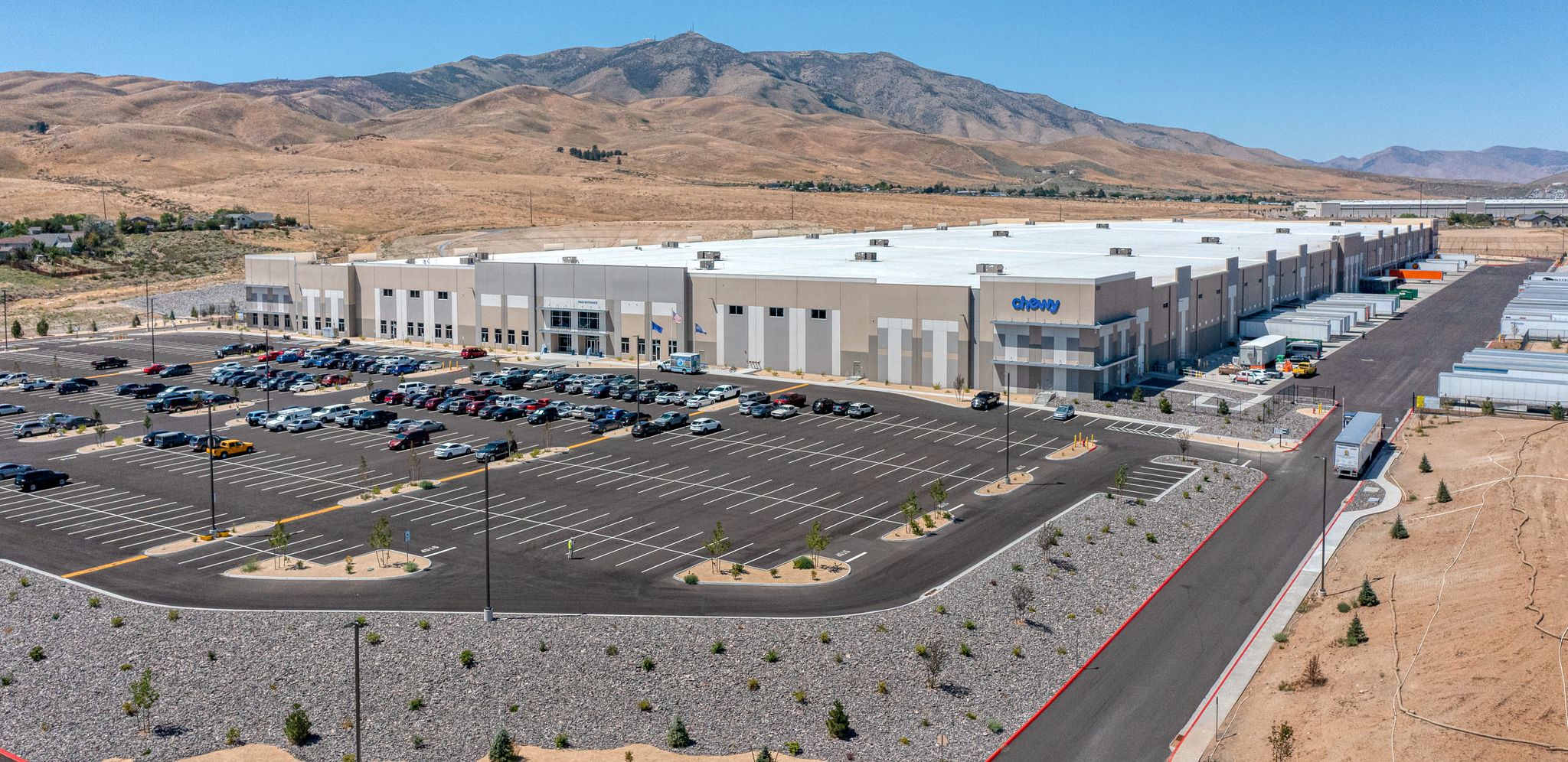 Chewy Distribution Center industrial landscape